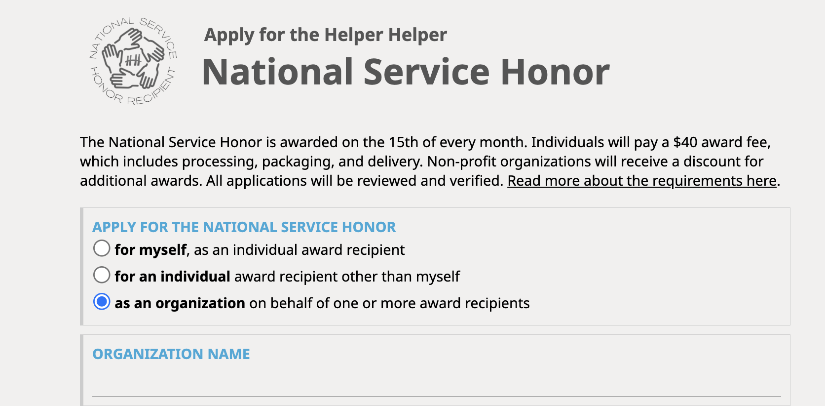 Your Questions About the National Service Honor, Answered